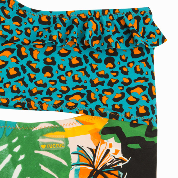 green-printed-trikini-for-girl-party-animal